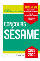 Concours sesame 2023-2024 - tout-en-un