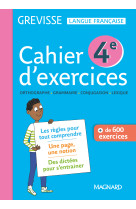 Cahier grevisse 4e - 2019