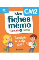 Mes fiches memo cm2 francais et maths