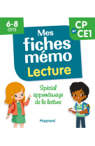 Mes fiches memo lecture cp-ce1