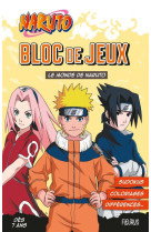 Bloc de jeux naruto - le monde de naruto