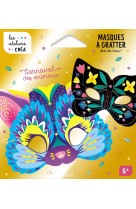 Carnaval des animaux. masques a gratter avec des strass !