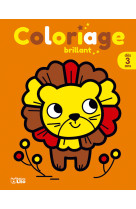 Coloriage brillant le lion 3 ans