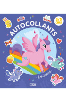 Les licornes autocollants 3-5 ans