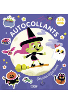 Sorcieres et fantomes autocollants 3-5 ans