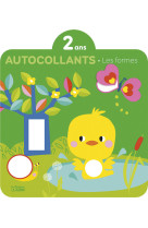 Autocollants 2 ans - les formes le poussin