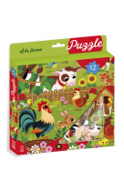 Ma boite a puzzle 12p a la ferme