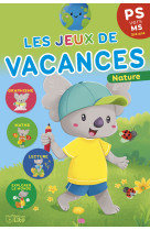 Les jeux de vacances ps vers ms - nature