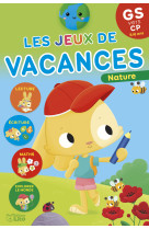 Bloc les jeux de vacances gs vers cp - nature