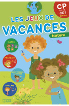 Bloc les jeux de vacances cp vers ce1 - nature