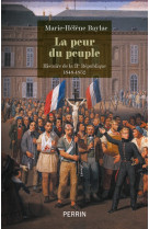 De la peur du peuple