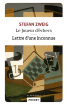 Le joueur d'echecs suivi de lettre d'une in connue