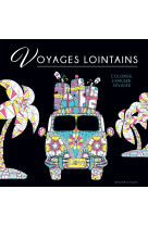 Black coloriage - voyages lointains