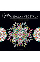 Black coloriage - mandalas vegetaux