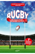 Cahier de vacances - rugby. mots meles, rebus, quiz, enigmes, casse-tete et bien d autres ! - mots m