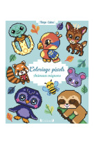 Coloriages pixels animaux mignons