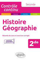 Histoire geo 2de nouveaux programmes