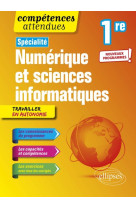 Specialite numerique et sciences informatiq ues - premiere - nouveaux programmes