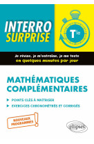 Mathematiques complementaires - terminale - nouveaux programmes