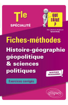 Specialite histoire geo geopolitique et sciences politiques tle 2020