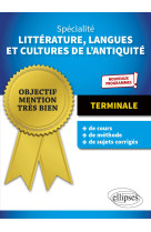 Specialite litterature, langues et cultures de l'antiquite- tle