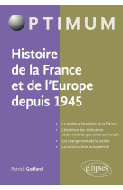 Histoire de la france et de l'europe depuis 1945