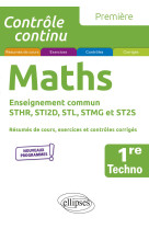 Maths 1eres techno 2021