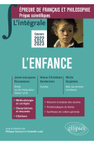 L'integrale sur l'enfance concours 2022 2023 case 9