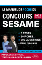 Le manuel de poche du concours sesame 2022