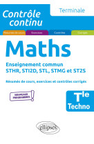 Mathematiques tle techno ed 2022