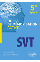 Fiches de memorisation active svt 5e cycle 4