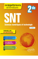 Snt sciences numeriques et technologie seconde