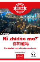 Ni zhidao ma ? vocabulaire de chinois mandarin a1/a2