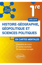 Specialite histoire-geographie geopolitique et sciences politiques cartes mentales 1re