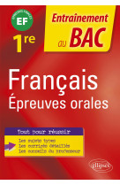 Francais 1ere epreuves orales