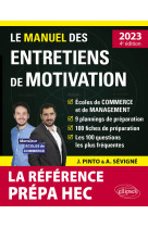 Le manuel des entretiens de motivation  prepa hec  - concours aux ecoles de commerce - edition 202