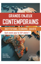 Grands enjeux contemporains. quel avenir pour le xxie siecle ? - institutions, economie, societe