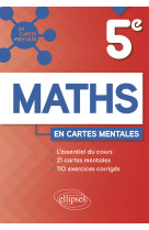 Mathematiques 5e en cartes mentales