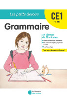 Petits devoirs grammaire ce1 ne 2018