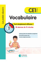 Les petits devoirs vocabulaire ce1 ed 2023