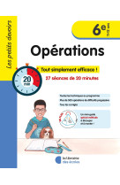 Les petits devoirs - operations  6e