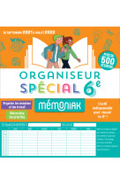 Organiseur memoniak special 6e 2021-2022