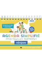 L'agenda simplifie pour familles debordees memoniak 2022