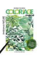 Reverse coloring coloriage inverse - ambiance nature