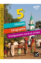 Histoire geo emc 5e fiches activites 2017