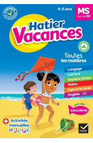 Cahier de vacances de la ms a la gs