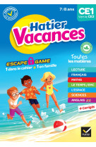 Cahier de vacances ce1 vers le ce2 7/8 ans