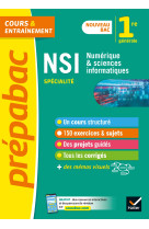 Numerique et sciences informatiques 1re specialite cours et entrainement