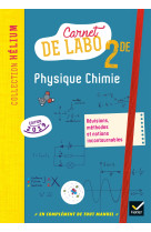 Physique chimie 2de 2019 carnet de labo