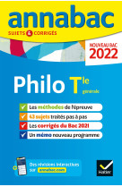 Philosophie tle 2022